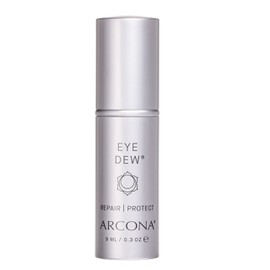 ARCONA Eye Dew - Shea Butter, Hyaluronic Acid + Liquid Crystals Fill In Lines + Wrinkles, Hydrates, Protects .3 oz. Made In The USA