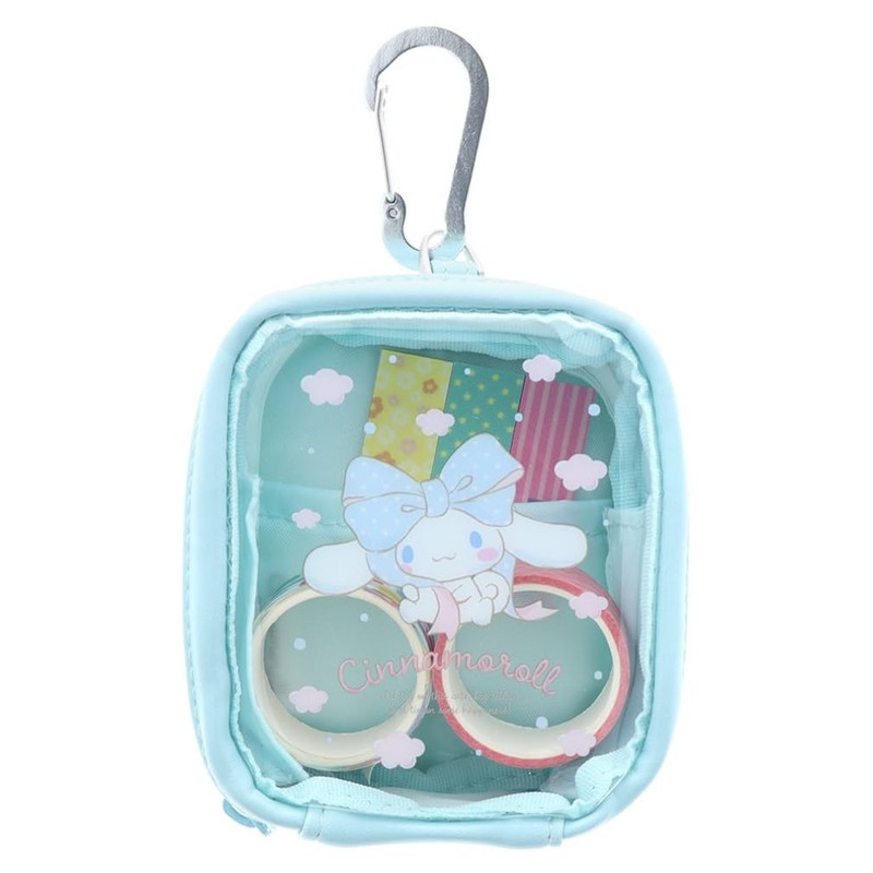 Sunstar Stationery Sanrio Pouch with Carabiner Cinnamoroll S2322757