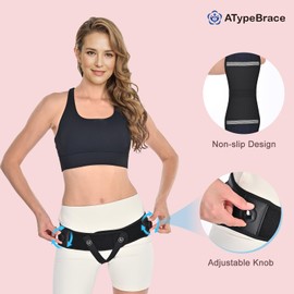 atypebrace Pelvic Support Belt for Pregnancy and Postpartum, with two Groin Straps that Provide Vulvar Varicosities Support and Prolapse Support for Women (L/XL)