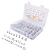 460Pcs Hex Socket Screws Kit 304 Stainless Steel Screw Nuts