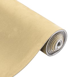 Partuto Partuto 150G Headliner Fabric for Car Truck RV SUV Boat Automotive Interior Trim DIY Roof Repair Replacement Suede Fabric Beige 76" L x 57" W