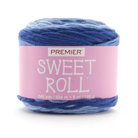 Premier Yarns 1047-02 Sweet Roll Yarn-Blueberry Swirl
