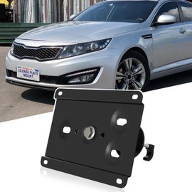 Front License Plate Compatible with Kia 2011-up Optima K5 License Plate Bracket No Drill Front License Car Plate Frame License Plate Cover Car Plate Holder No Drill License Plate Mount