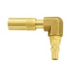 Hooshing 1/4 Inch RV Quick Connect Elbow Adapter Conversion Fitting