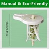 Asparagus Peeler with 6 Precision Blades, Screw Clamp & Pestle,