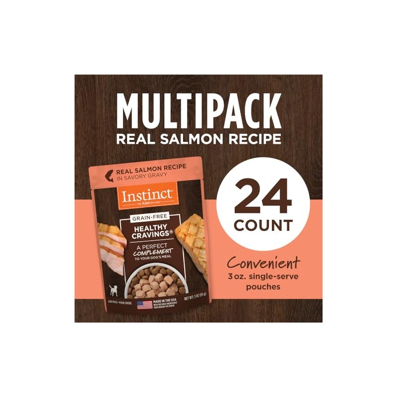 Instinct Healthy Cravings para Perro, Receta de Salmón 24pz