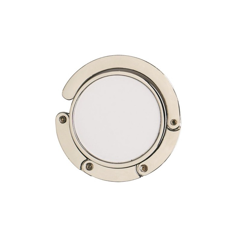 eBuyGB Folding Purse Hook Portable Handbag Hanger, White