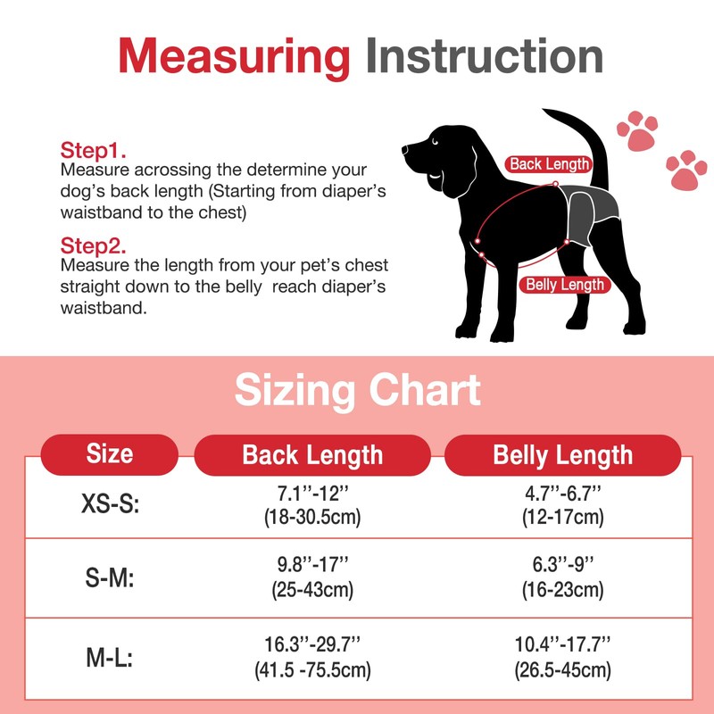 Pet Soft Dog Suspenders 2 Pieces Female Dog Diaper Suspenders