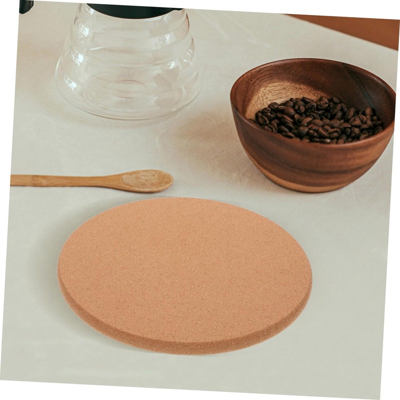 ABOOFAN Cork Trivets for Hot Dishes 2 Pcs Round Heat