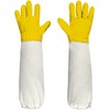 ZONSUSE Premium Goatskin Beekeeping Gloves, Beekeeper Protected Gloves with Ventilated