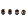 4PCS 4mm Widen Brass Wheel Hex Extended Adapter for Axial