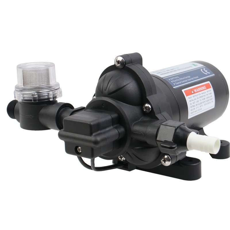 T33 Automatic On-Demand Diaphragm Pump 115Vac, 4.0GPM, 45PSI, Industrial Water