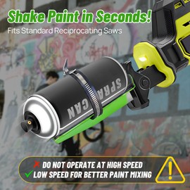 Zozen Paint Shaker, with Non-Slip&Low-Noise Liner, Fits 2-3" Cans
