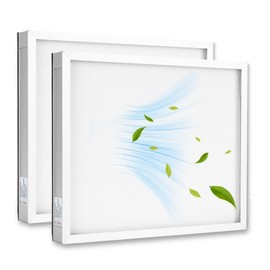 Drako-Myxx 2 Pcs Upgrade HEPA 550 Filter, F301H Air Scrubber Stage 2 HEPA Filter, HEPA Air Shield 550 Filter,16 x 19 x 2", AS-550 Filters, Replacement for BlueDri, Dri-Eaz, Phoenix, and Bear