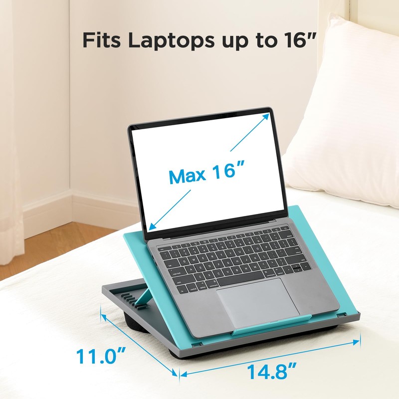 HUANUO Adjustable Lap Desk - with 8 Adjustable Angles &