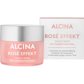 ALCINA Rosé Effect Day Cream - 1 x 50 ml - Gives a Rosy, Fresh Complexion - For Mature, Demanding Skin - With Encapsulated Colour Pigments, Black Oats and White Tea