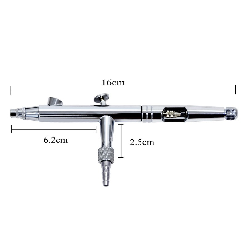 New Version Professional Airbrush Gun Set 0.3mm 0.5mm 0.8mm, Dual
