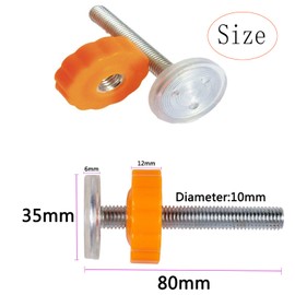 4Pack for Pressure Mounted Baby and Pet Safety Gates Accessory Screw Bolts Kit，M10 Baby Products Safety Equipment for Baby and Pet Safety Gates, Pressure Mounted Gates Replacement Set