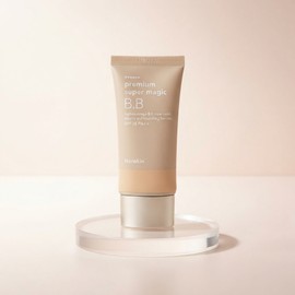 Hanskin [Moist fitting/adhesion] Hanskin Premium Super Magic BB Cream 45g special (+6 pieces of sticky sponge) / [촉촉피팅/밀착] 한스킨 프리미엄 수퍼 매직 비비 크림 45g 기획 (+쫀쫀스펀지 6P)