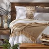 DII Chevron Throw Collection Handloomed Cotton, 50x60, Stone