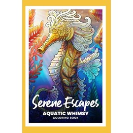 Serene Escapes: Aquatic Whimsey - Adult Coloring Book