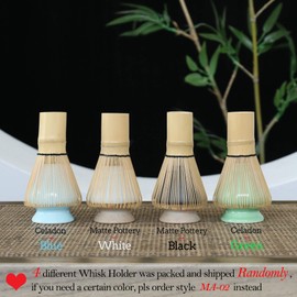 TEANAGOO EMA-01 Janpanese Matcha Ceremony Accessory, Matcha Whisk (Chasen), Traditional Scoop (Chashaku), Tea Spoon, Whisk Holder, The Perfect Set to Prepare a Traditional Cup of Matcha.