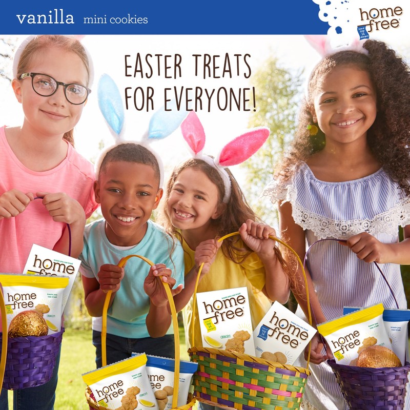Homefree Treats you Can Trust, 70% Organic, Vanilla Mini Cookies,