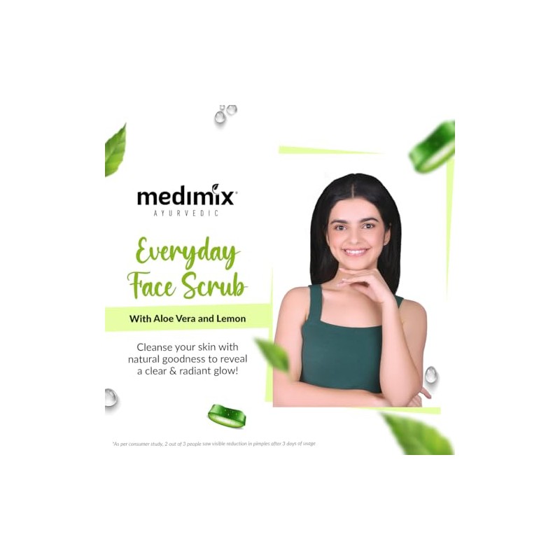 Medimix Exfoliante facial diario con aloe vera y limón 100