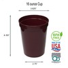 Rolling Sands 16 oz. Reusable Plastic Stadium Cups, 8 Pack,
