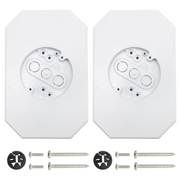Saihisday 2PCS Outdoor Light Mounting Block with Built-in Electrical Box,