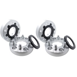 ezaccessory 4 Wheel Adapters 6x4.5 to 6x5.5 Fits Dodge Durango 98-03 to Mount Wheels from Toyota Chevy GMC 6 Lug 1" + Hub Ring 73-715