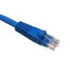 Micro Connectors 100 Feet Augmented CAT6A Blue 10GIGABIT Enet RJ45
