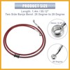 Partuto 55.12" Length 10mm ID Motorcycle Hydraulic Brake Line Oil