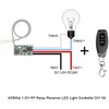 QIACHIP 433MHz RF Wireless Remote Control Relay Switch Module Radio