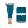 Mapamyumco Pantalones capri para mujer UPF 50, transpirables, ultraligeros, de