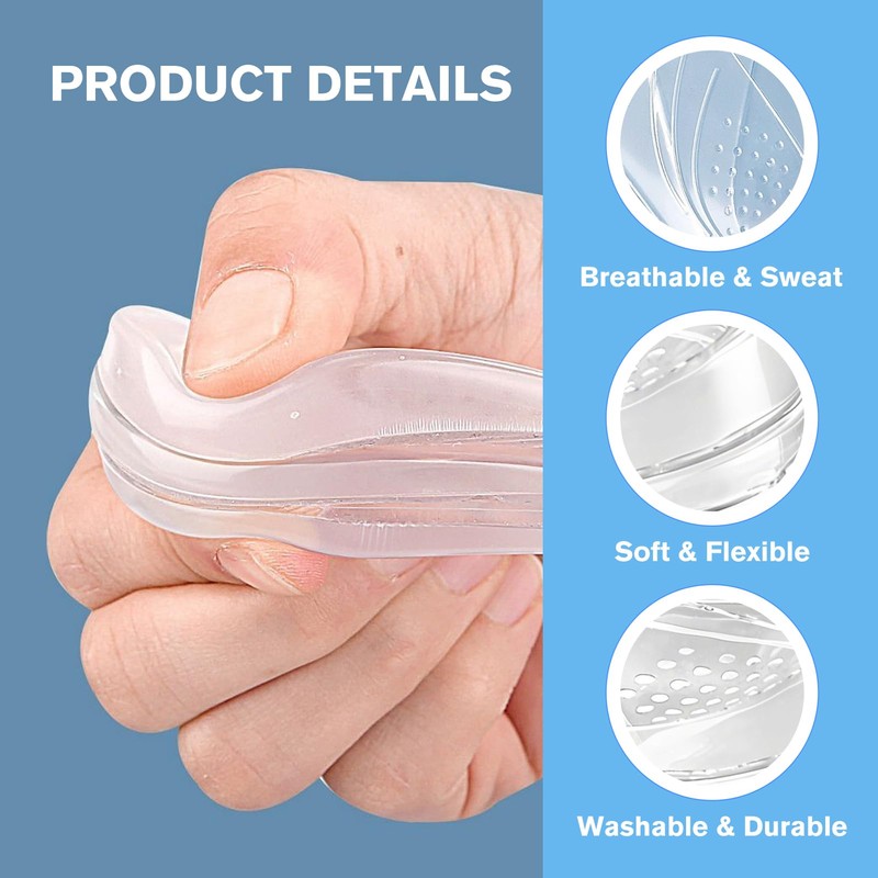 3 Layers Adjustable Heel Wedge Corrective Insoles, 1 Pairs Overpronation