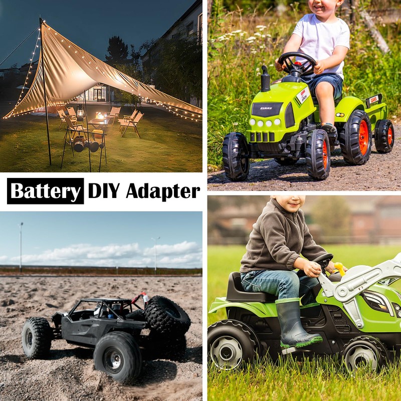 Power Wheel Adapter for Ryobi 18V Battery Adapter Power Wheel