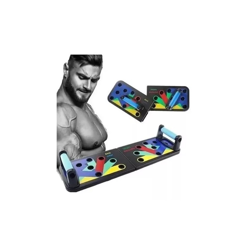 ML Tablero Soporte Barra Lagartijas Push Plegable Gym Portatil