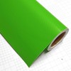 DIYAH 4D Green Carbon Fiber Vinyl Wrap Sticker with Air