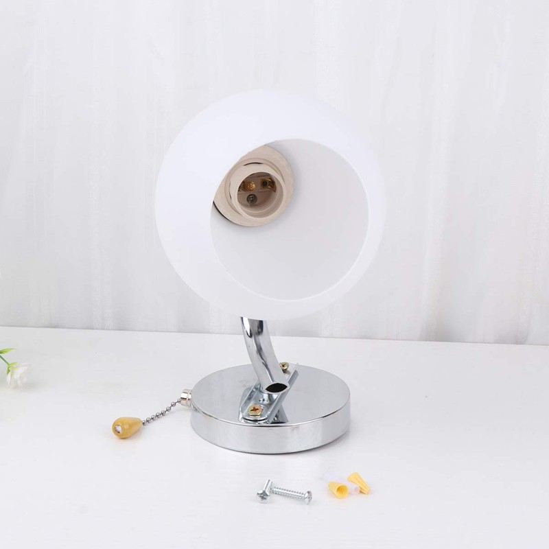 Mobestech Wall Light Modern Globe Lampshade LED Wall Sconce with