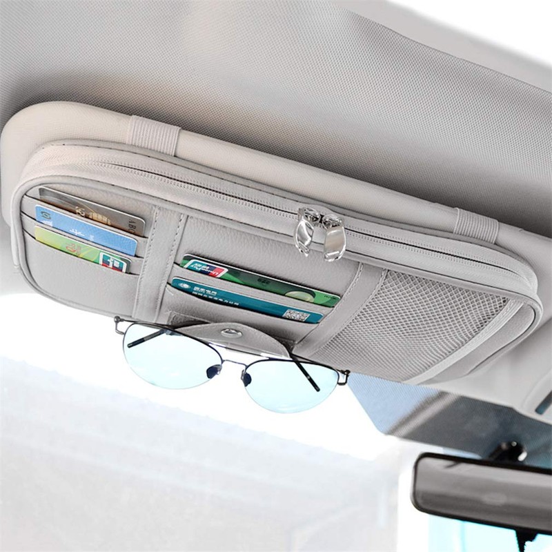 Kartisen Car Sun Visor Organizer, Auto Interior Accessories Pocket Organizer