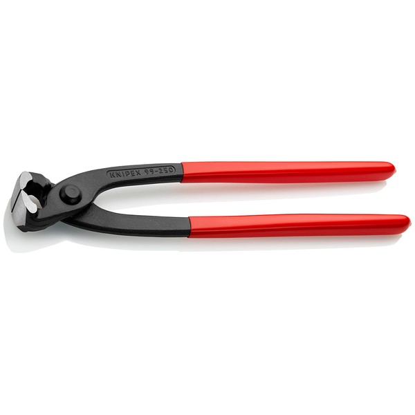 Knipex Concreters' Nipper (Concreter's Nippers or Fixer's Nippers) black atramentized, plastic coated 250 mm 99 01 250