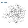 sourcing map M3 Split Lock Washer, 50Pcs 304 Stainless Steel