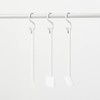 MUJI Aluminum S Shaped Hook Set S (3pcs), Silver