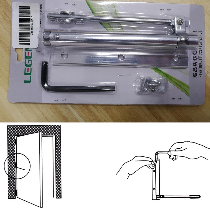 2 Pcs Gate Spring self Closing Door Closers,Automatic gate Closer,