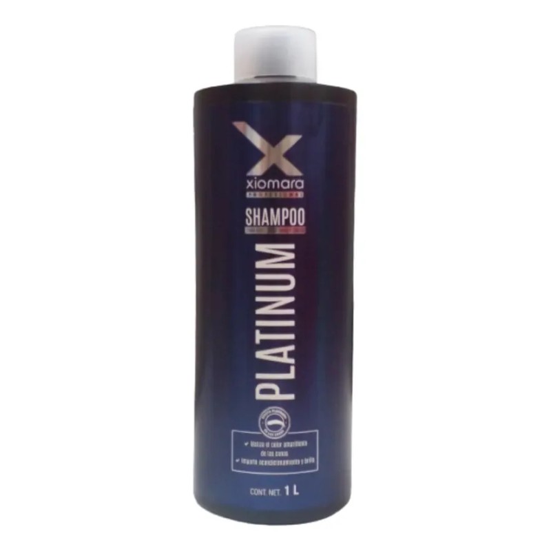 Shampoo Matizador De Canas Profesional Xiomara 1 Lt