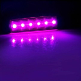 KEING 10 Pack Marine Boat Purple LED Navigation Cabin Deck Courtesy Light Stern Transom Lights 12V for Boating Kayak Yacht, Dinghy, Sailboat, Pontoons, Freighters, Hovercrafts, Hunting & Fishing
