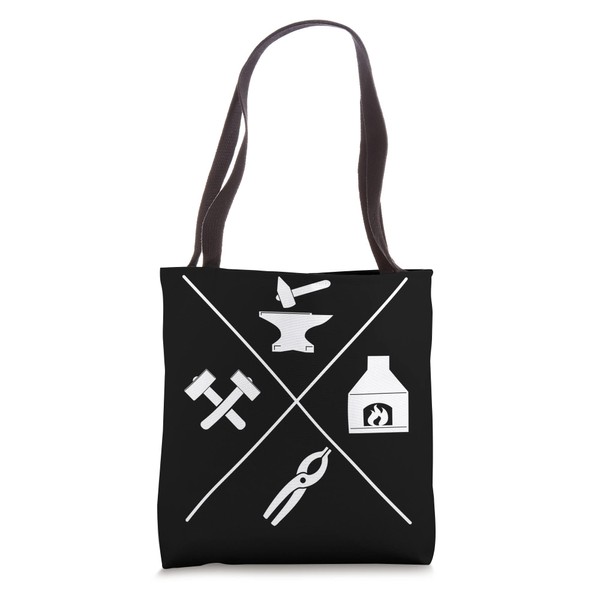 Blacksmith Tools Blacksmithing Forge Forging Tote Bag