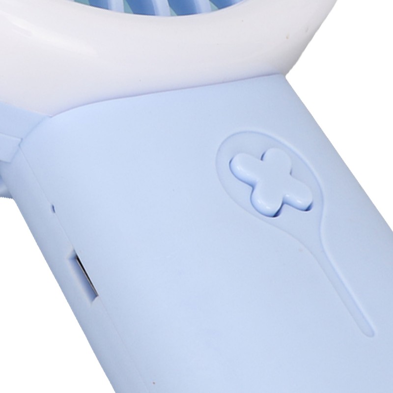 Mini Handheld Fan 3 Levels Adjustable USB Rechargeable Cute Rabbit