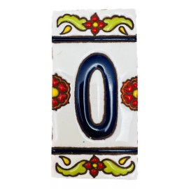 Escanver Numero Talavera Tradicional Residencial Casa Oficina Decora